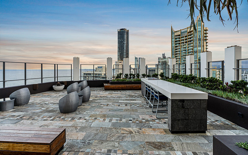 Rhapsody Resort Rooftop Terrace